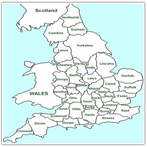 List Of Uk Counties Traditional Counties In The Uk | Counties of england, Wales england, County map