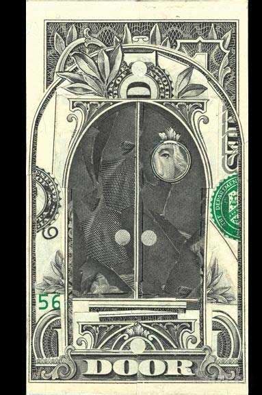 Creative collages of one-dollar bills from Mark Wagner (31 pics) - Izismile.com