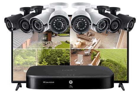 16-Channel System with 4 Wireless and 4 2K Resolution Security Cameras and 43" Monitor | Lorex