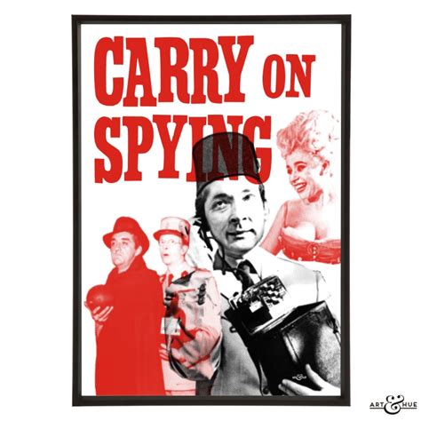 Carry On Spying - Stylish Pop Art - Bespoke & Custom Art | Art & Hue