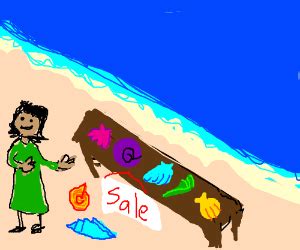 Sally Sells Seven Seashells on the Sea Shore - Drawception