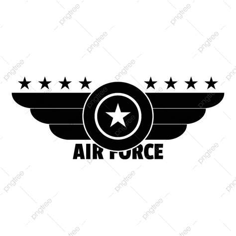 Air Force Logo Vector PNG Images, Air Force Logo Simple Vector, Round ...