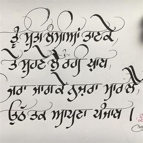 56 Best Of Punjabi Calligraphy Meaning In Hindi - insectza