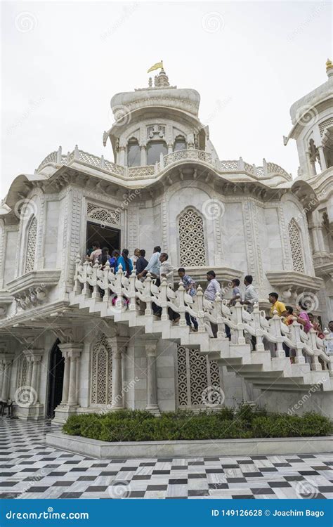 ISKCON Krishna Balarama Temple In Vrindavan Editorial Photo ...