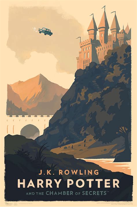 ‘Chamber of Secrets’ Olly Moss Hogwarts poster — Harry Potter Fan Zone