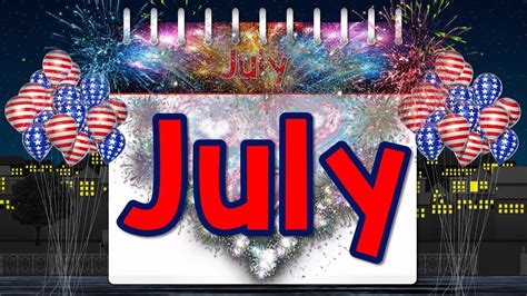 July | Fun Calendar Song for Kids | Month of the Year | Jack Hartmann - YouTube in 2020 | Cool ...