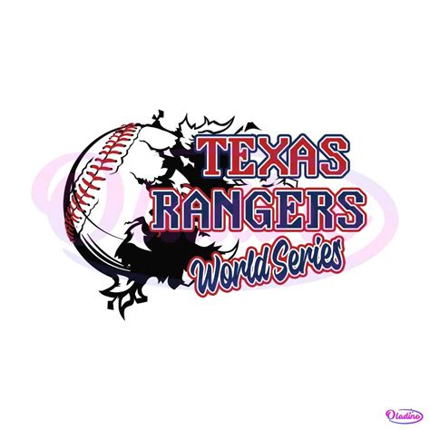 Baseball ALCS Texas Rangers World Series SVG Download - Oladino