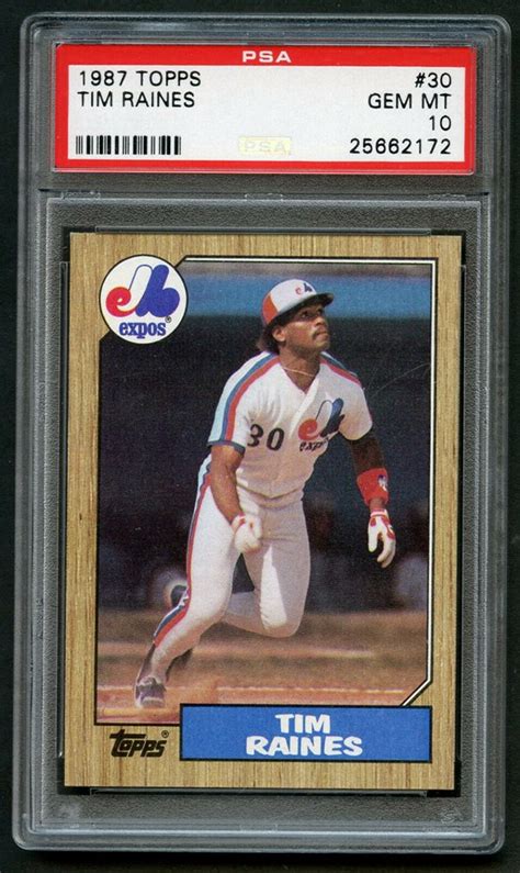 Auction Prices Realized Baseball Cards 1987 Topps Tim Raines