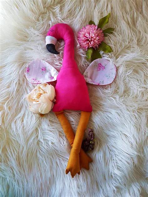 Flamingo Sewing Pattern DIY Plush Toy Tutorial Handmade Flamingo Gift, Kids Sewing Pattern, Bird ...