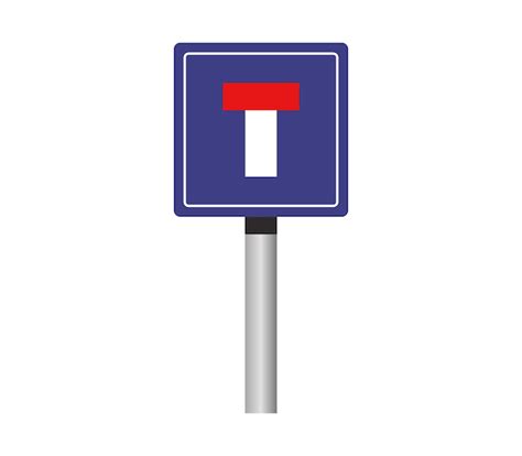 Premium Vector | No through road traffic sign