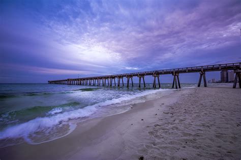 Panama City Beach Pier in the Morning Photograph by David Morefield ...