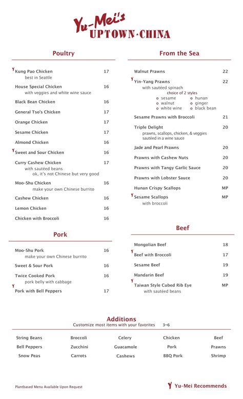 Seattle Chinese Restaurant Menu - Catering Seattle - Lunch, lunch ...