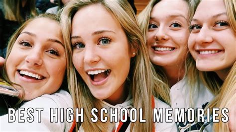 FAVORITE HIGH SCHOOL MEMORIES - YouTube
