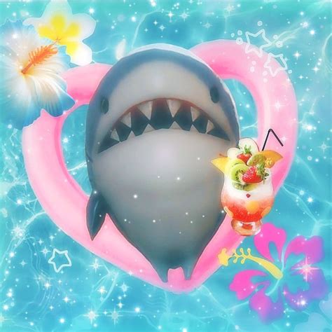 🌴Tropical shark pfp #2🌺 in 2023 | Animals friends, Cute icons, Shark