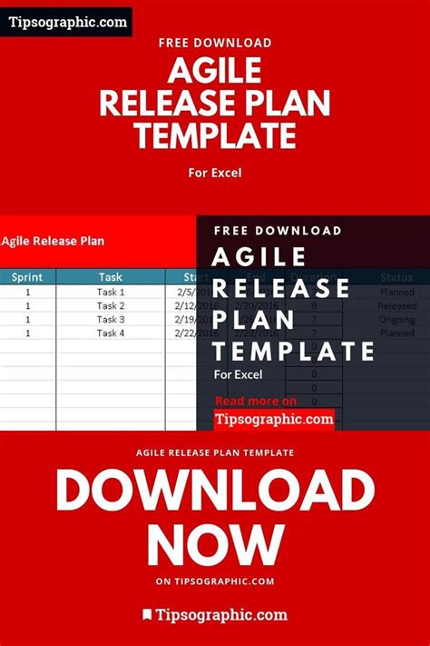 Agile Release Plan Template Agile Release Plan Template for Excel Free D… in 2020 | Project ...