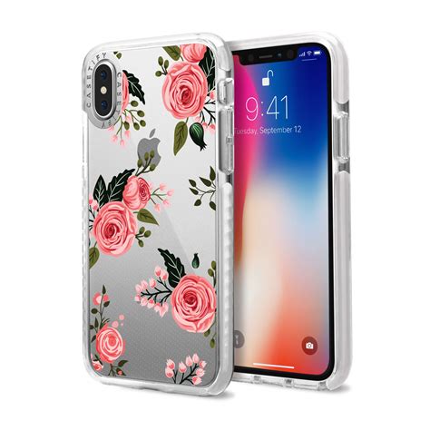 Casetify - iPhone X/XS Impact Case Floral Roses - Pink — LNT