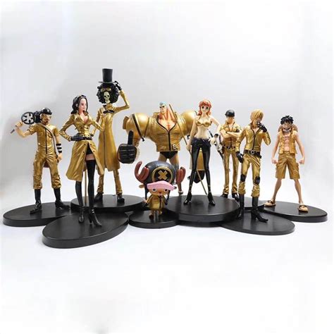 High Quality Cartoon Anime Action Figure One Piece Gold Film Collectible Toy (Set of 3) | Lazada PH