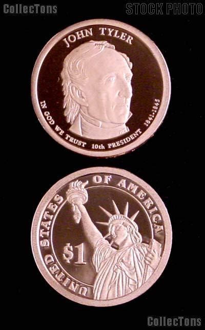 2009-S John Tyler Presidential Dollar GEM PROOF Coin - $4.99