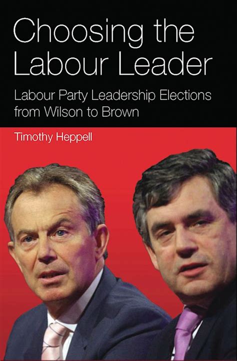 Choosing the Labour Leader: Labour Party Leadership Elections from ...