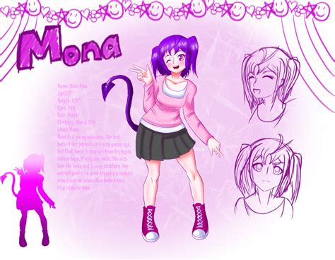 Mona Character Design1 by Draganim on DeviantArt