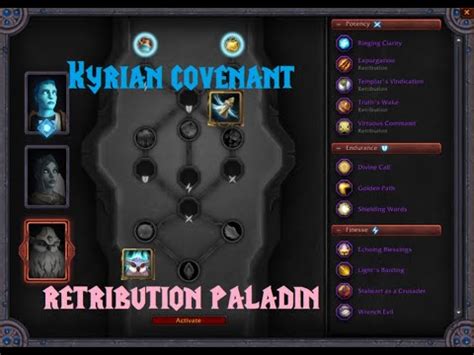 Retribution Paladin: Kyrian Covenant overview (Conduits, Soulbinds, and abilities) (Wow ...