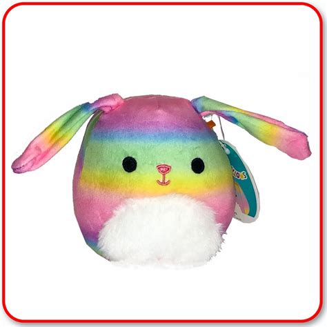 KELLYTOYS Squishmallows - EASTER 5" Danya the Pastel Rainbow Bunny | Bramalea City Centre