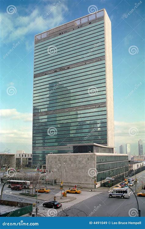 United Nations Building New York USA Editorial Stock Image - Image of world, york: 4491049