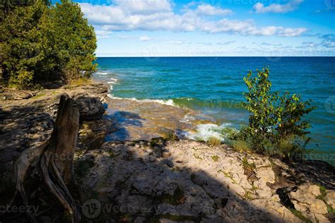 Beautiful Lake Michigan Lakeshore 20570075 Stock Photo at Vecteezy