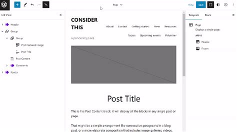 Edit the Page Template – WordPress.com Support