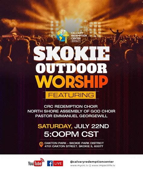 Jul 22 | Skokie Outdoor Worship | Skokie, IL Patch