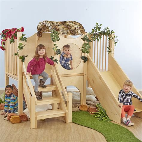 Buy Indoor Wooden Climb and Slide Unit | TTS International | Wooden ...