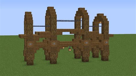 Arched Bridge - Minecraft Tutorial - YouTube