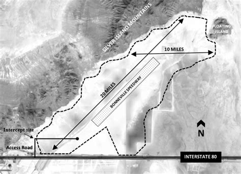 Map of the Bonneville Salt Flats | Download Scientific Diagram