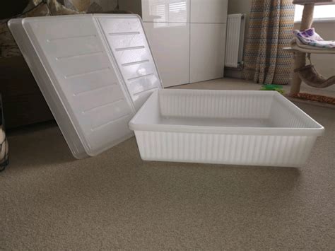 LARGE IKEA PLASTIC STORAGE BOXES X2 | in Balgreen, Edinburgh | Gumtree