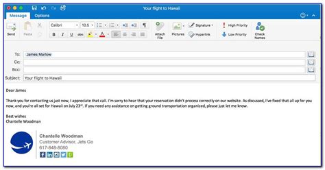 11 Outlook Email Signature Templates Samples Examples - vrogue.co