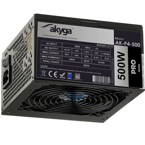 Power Supply semi-modular ATX AK-P4-500 500W