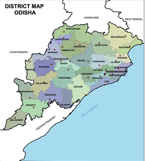 Odisha Map: Best Tourist Destinations, River, Road, And Rail Networks ...