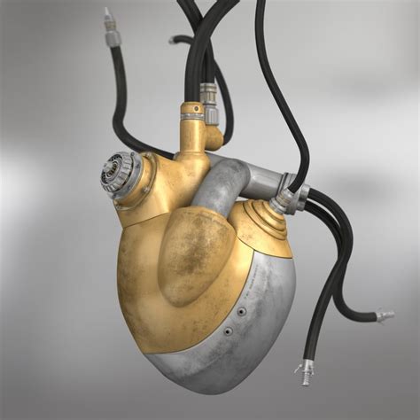 3d model mechanical heart