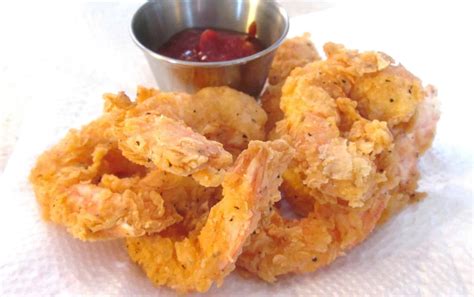 FRIED SHRIMP PLATTER FROM KIM'S AUNT KITCHEN - New York Street Food