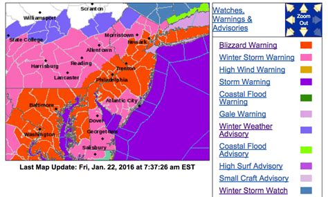 NJ Storm Updates: Blizzard Threat Upgraded, Flights Canceled [EXPIRED ...