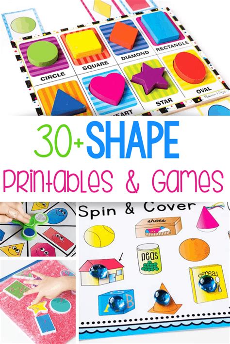 Shapes Printables Matching