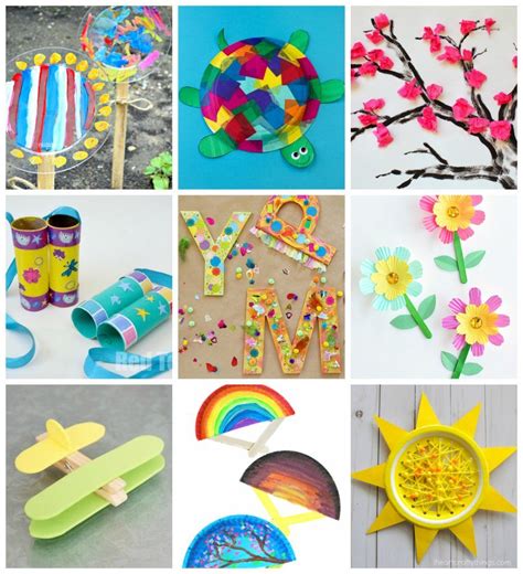 50 Quick & Easy Kids Crafts that ANYONE Can Make! | Easy arts and ...