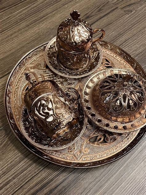 Espresso Cups Turkish Coffee Set Cups Tray Turkish Arabic - Etsy