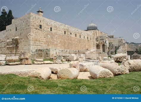 Jerusalem Old City Walls Stock Photo - Image: 674260