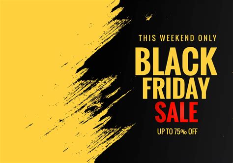 Black Friday Sale Poster with grunge background 1335217 Vector Art at Vecteezy