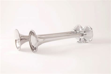 1601 Dual Connected Truktone™ Horn, chrome - Air Horns by Grover Products