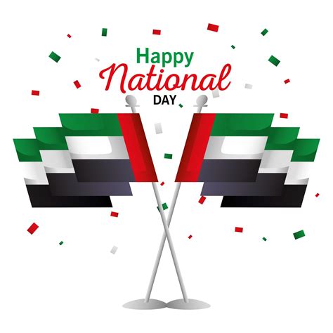 Uae national day with flag vector design 1931772 Vector Art at Vecteezy