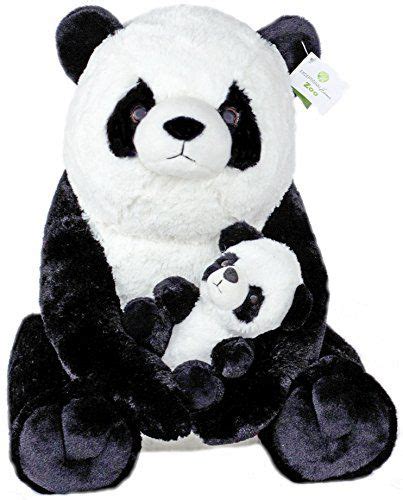 Giant Panda Teddy bear stuffed love soft toy for boyfriend, girlfriend With Baby Panda Plush ...