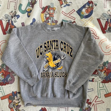 Uc Santa cruz banana slugs sweater Size large but... - Depop