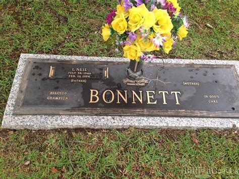 Grave Site of L. Neil Bonnett (1946-1994) | BillionGraves